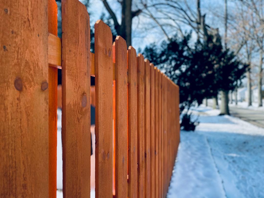 New 6 ft cedar dog-ear privacy fence installed along a McNairy County back yard